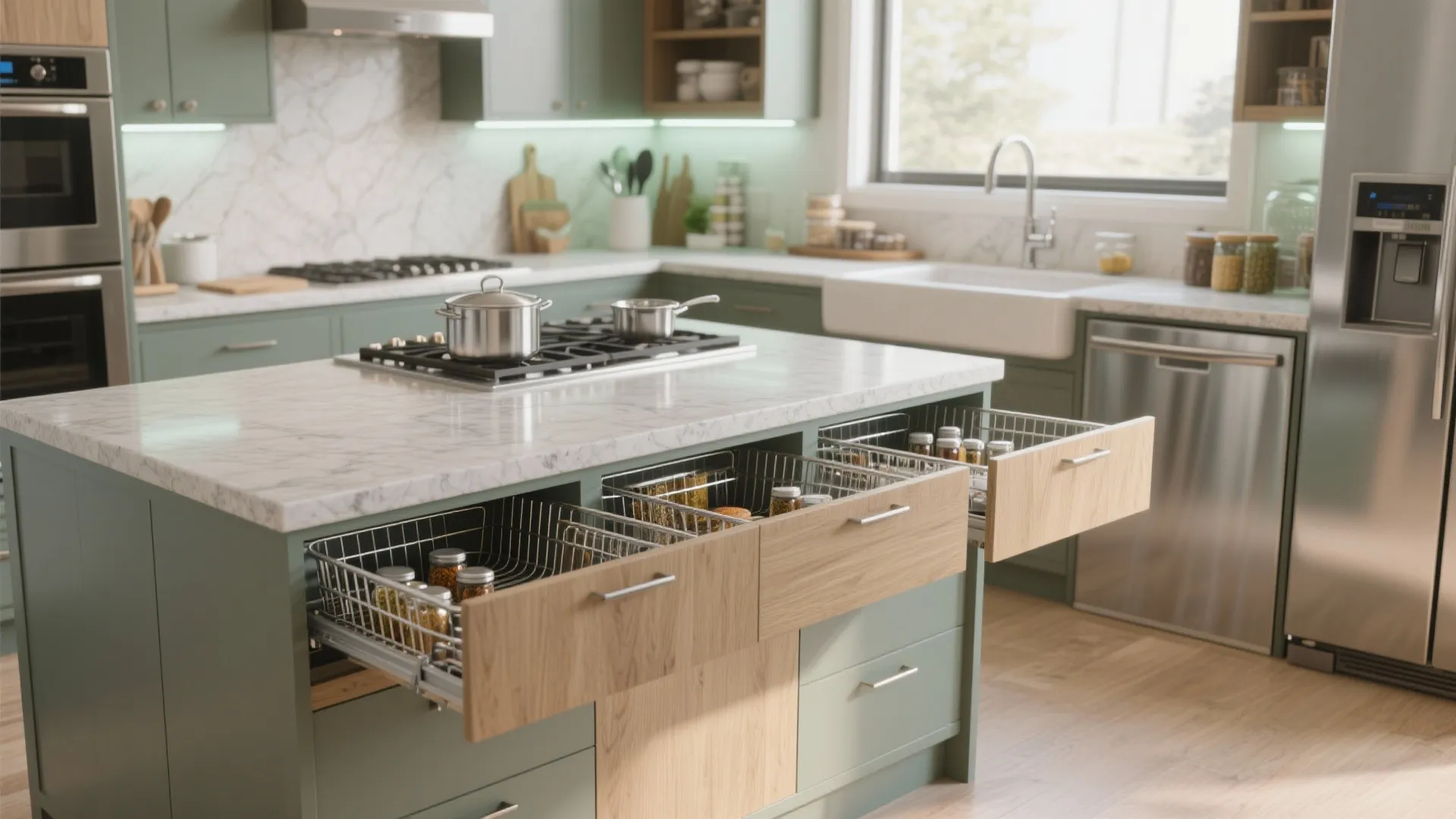 SS Basket Kitchen Solutions: Space-Saving & Stylish Ideas: 1 Minute to Organize Any Kitchen with SS Baskets—My Design Hacks