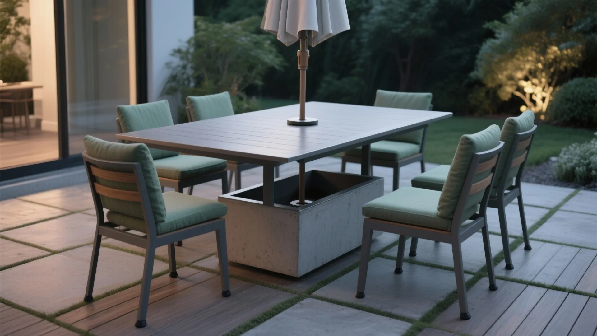 DIY Table Umbrella Stand: Simple Guide for Stylish Shade: 1 Minute to a Sturdy & Chic Patio Table Umbrella Base