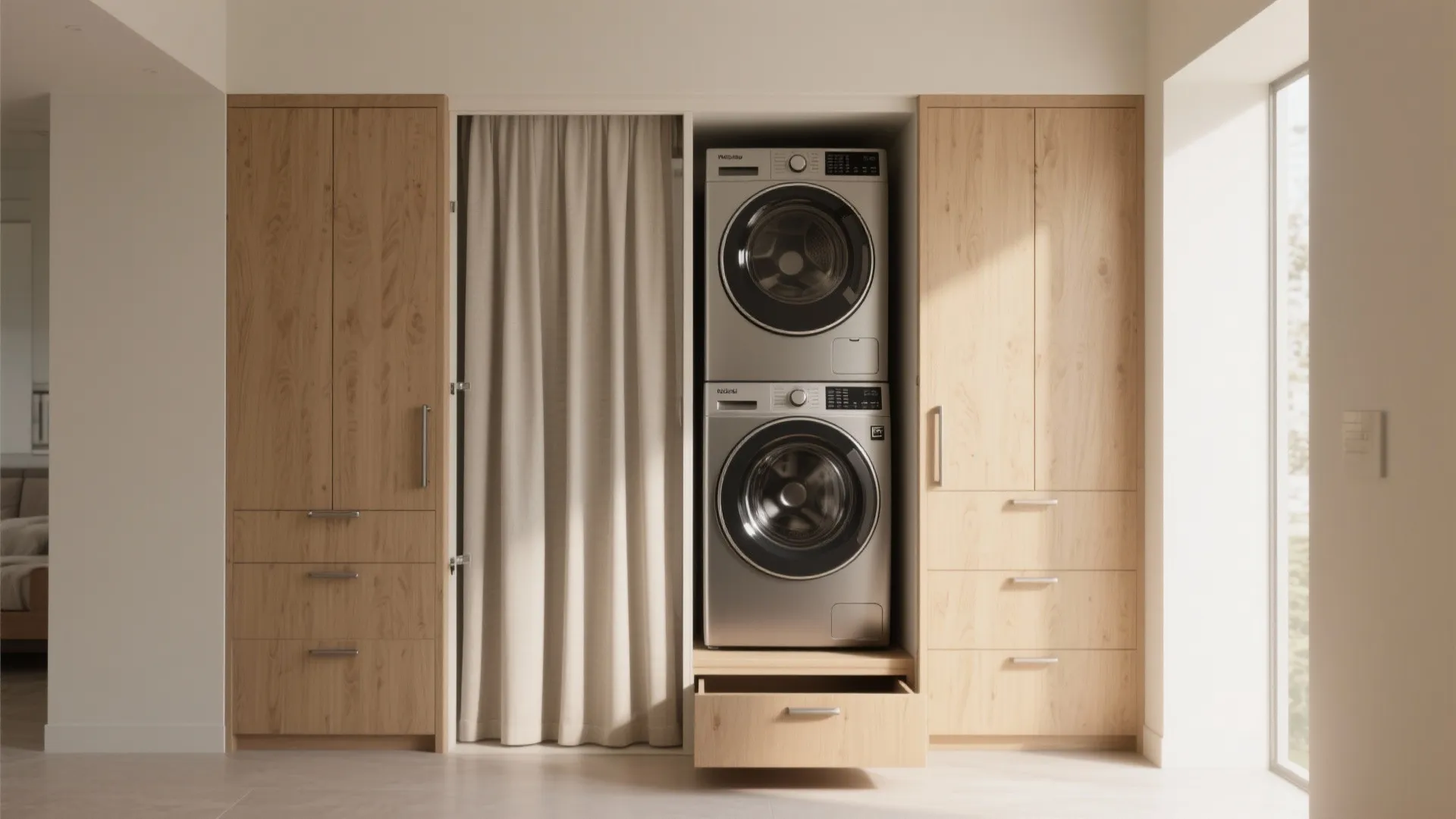 1. Stack and style: Appliances that hide in plain sight