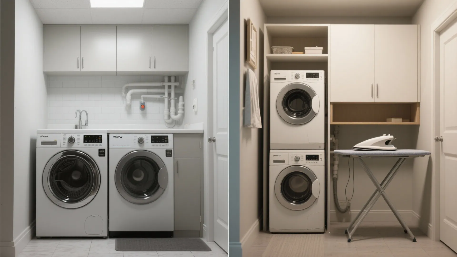 4. Stack or compact appliances — know the trade-offs