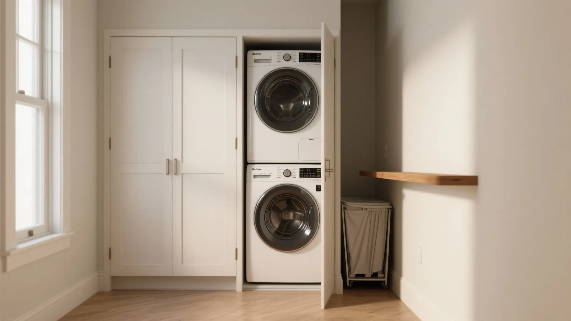 1. Stack and conceal appliances