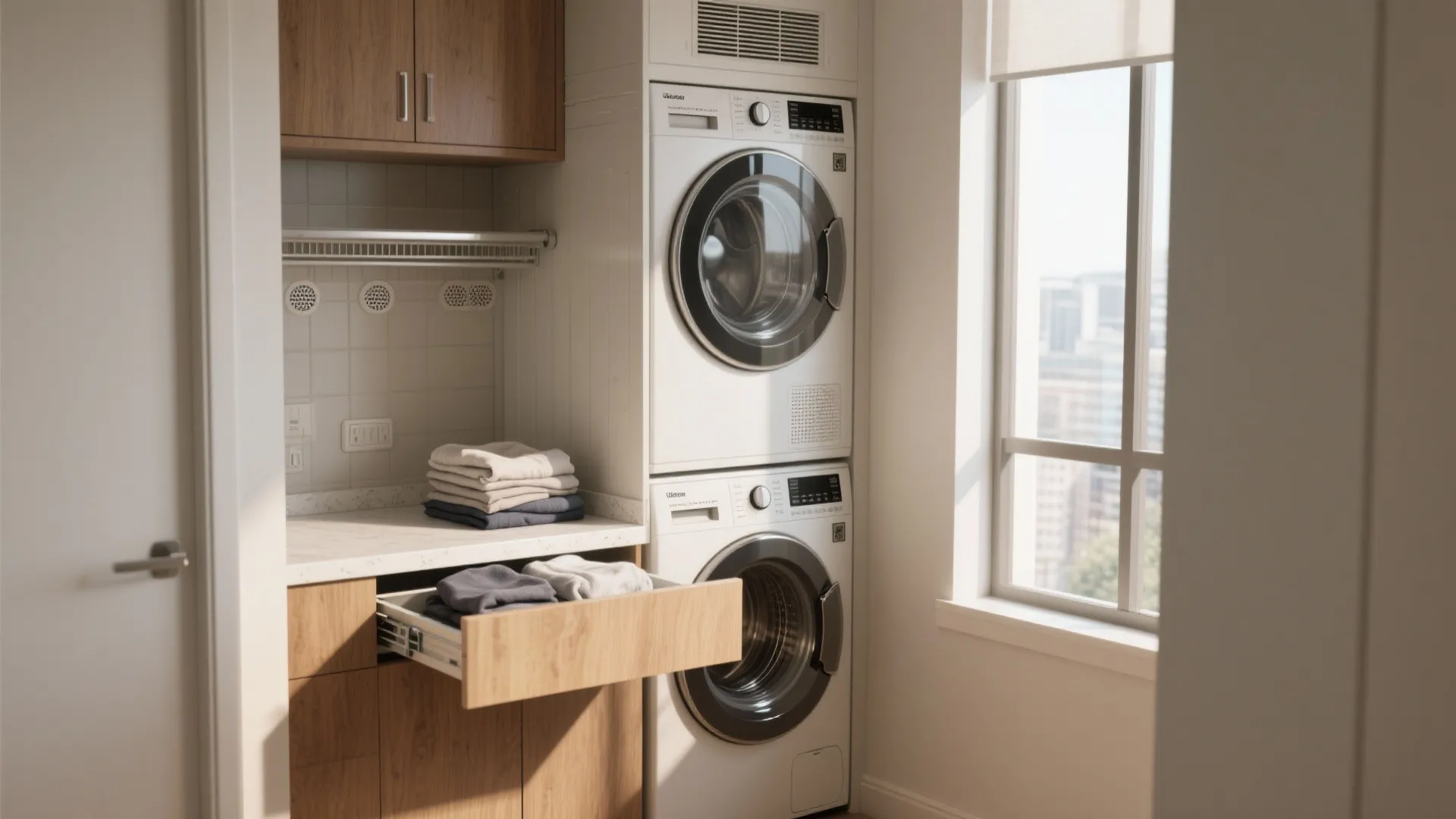 1. Stack smart, but leave a folding surface