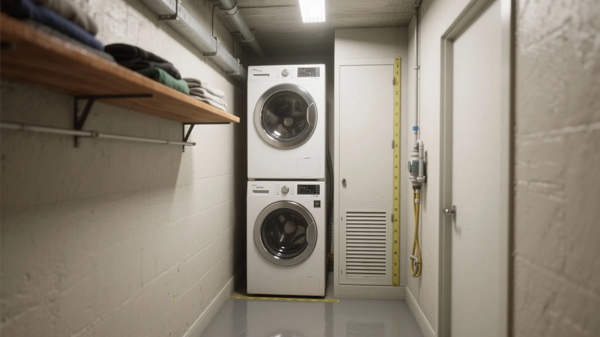 1. Stack smart: vertical appliances and clearances