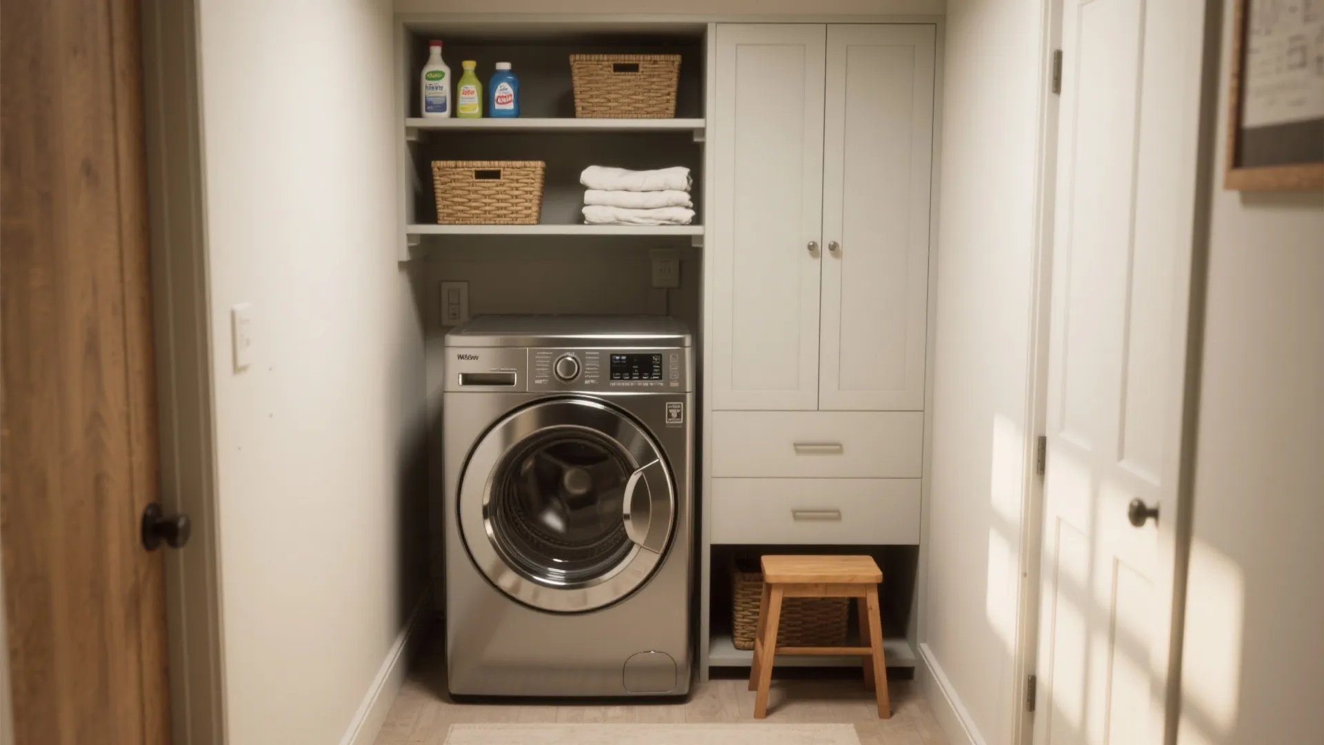 1. Stack smart with hidden storage