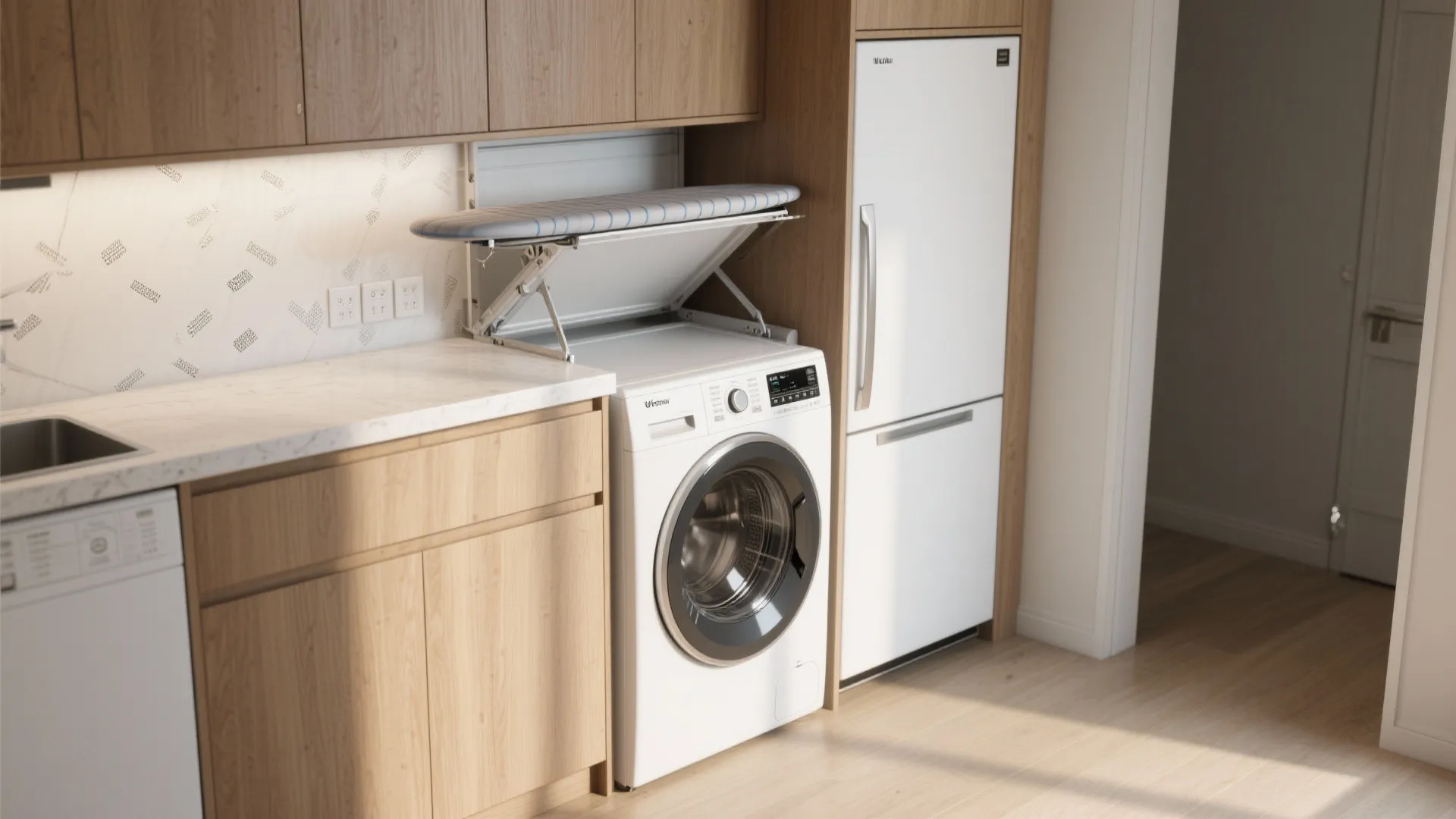 1. Stack vertically, fold cleverly