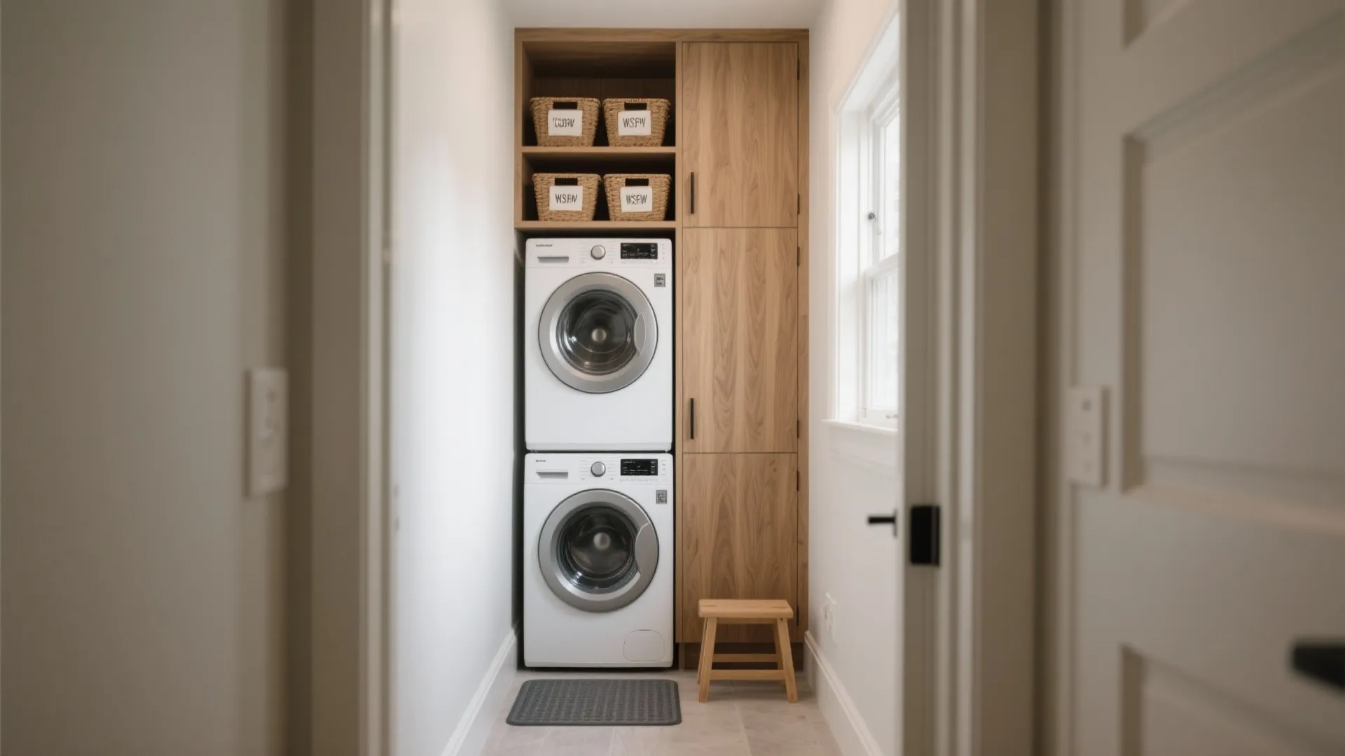 1. Stack vertically — stackable units and high storage