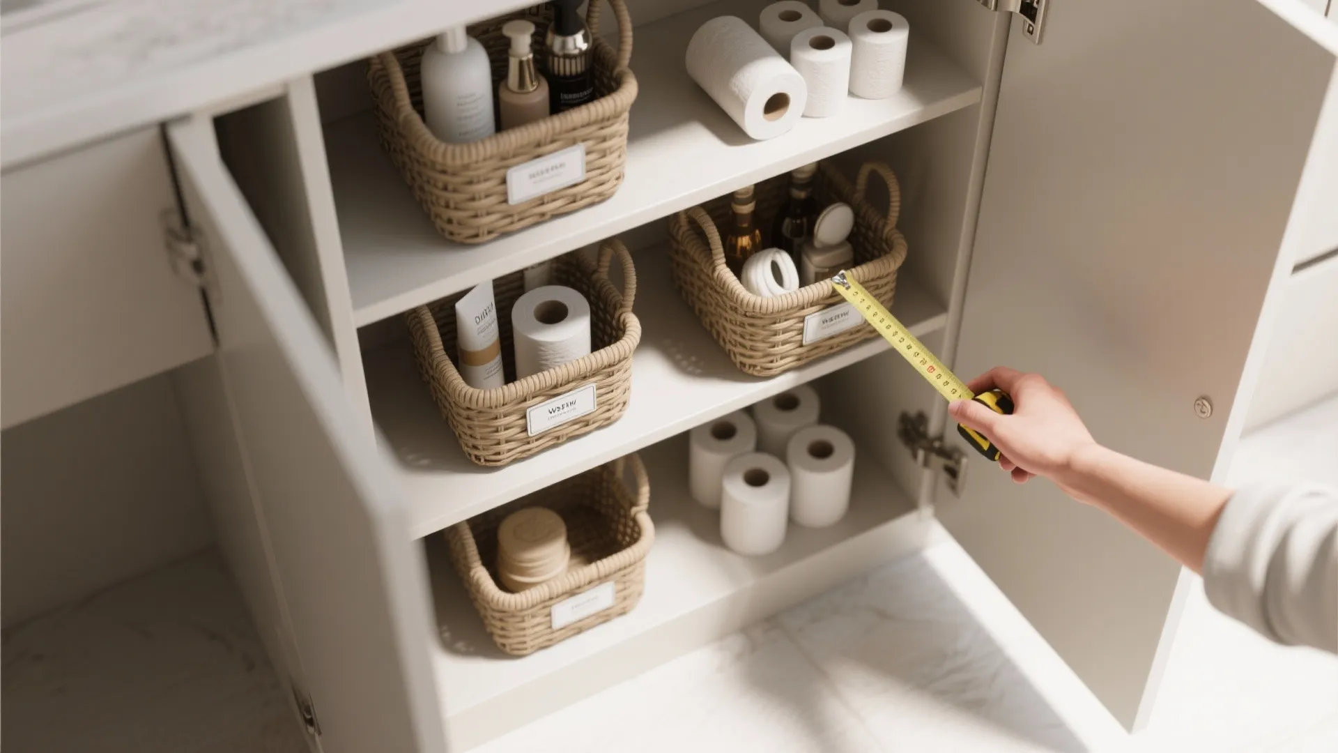 Stackable Shelf Baskets for Vertical Storage