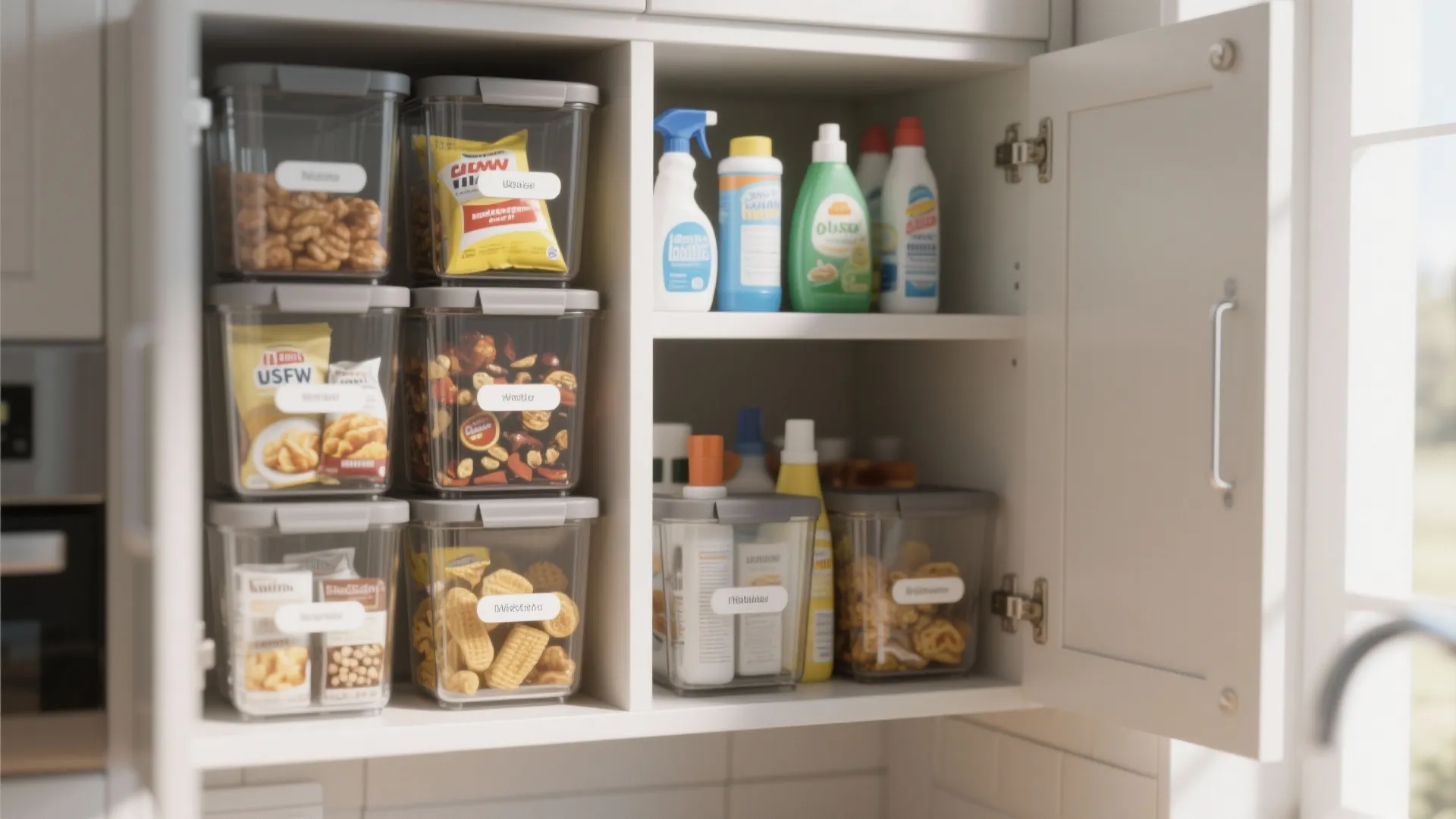 6. Stackable Bins and Baskets