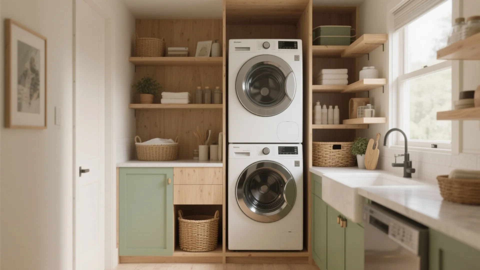 10 Stackable Washer Dryer Laundry Room Ideas for Small Spaces
