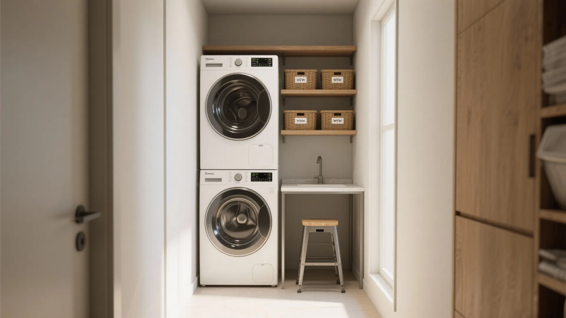 1. Stackable vertical setup