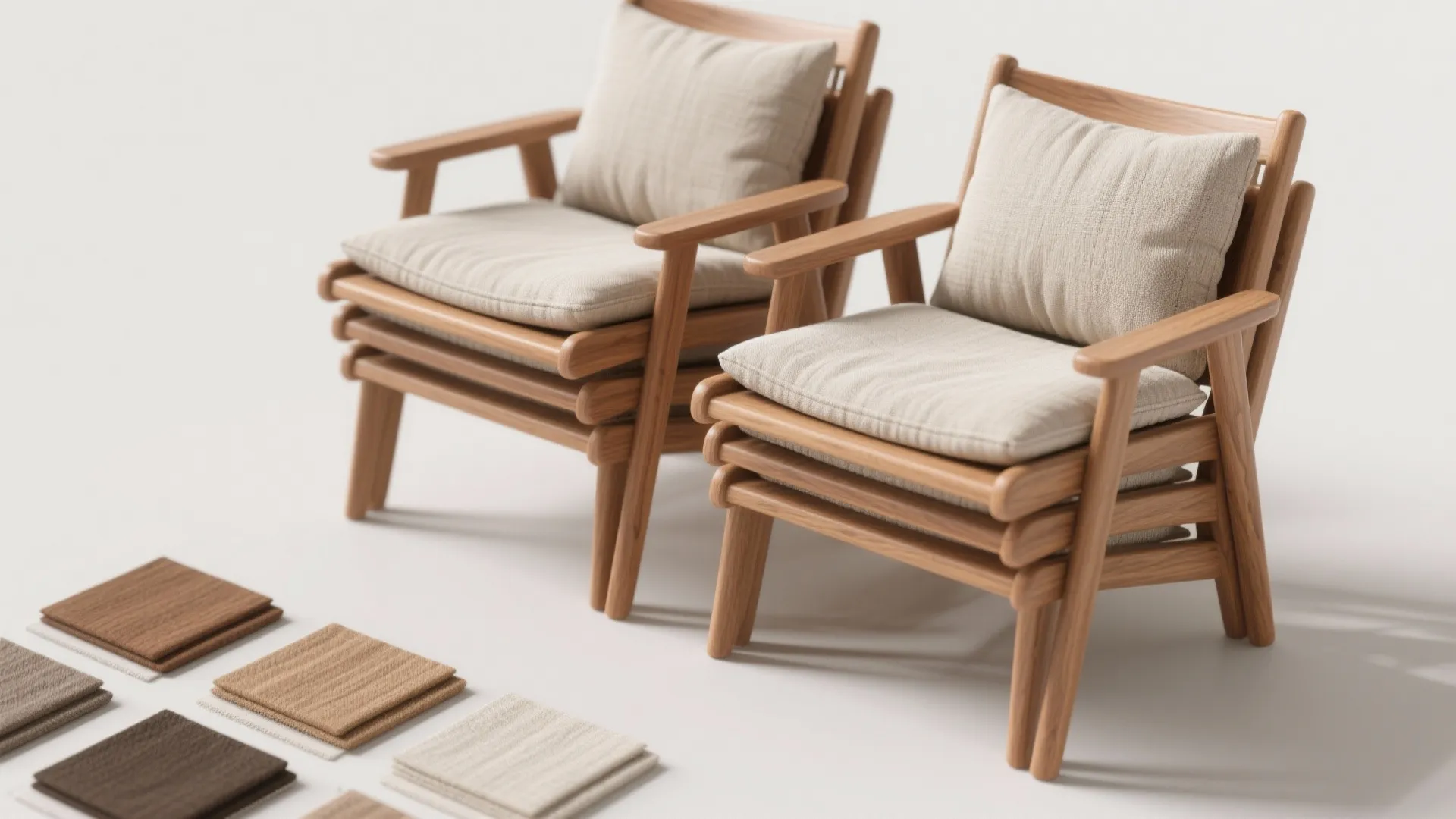 5. Stackable and Lightweight Wood Chairs — humble hero pieces