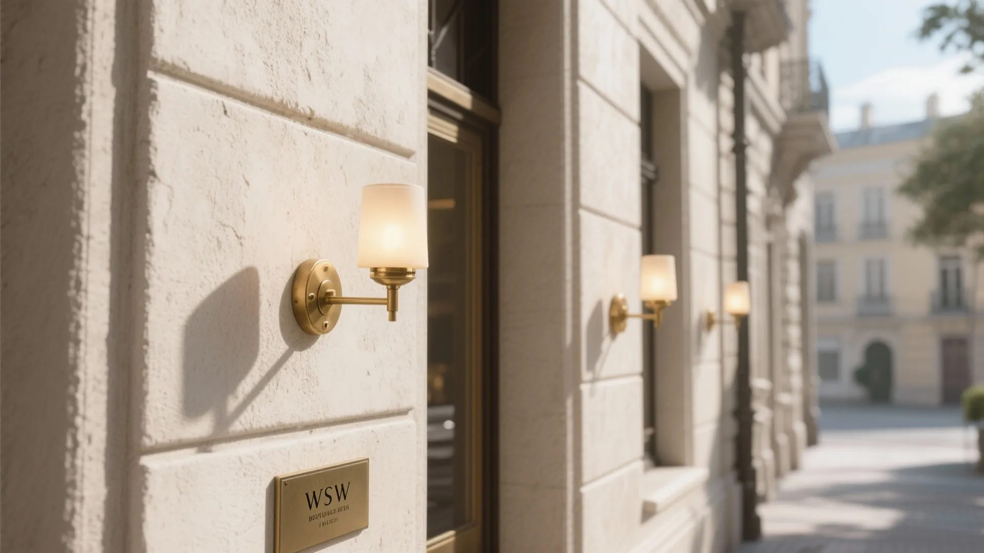 2. Layered Lighting on Narrow Facades