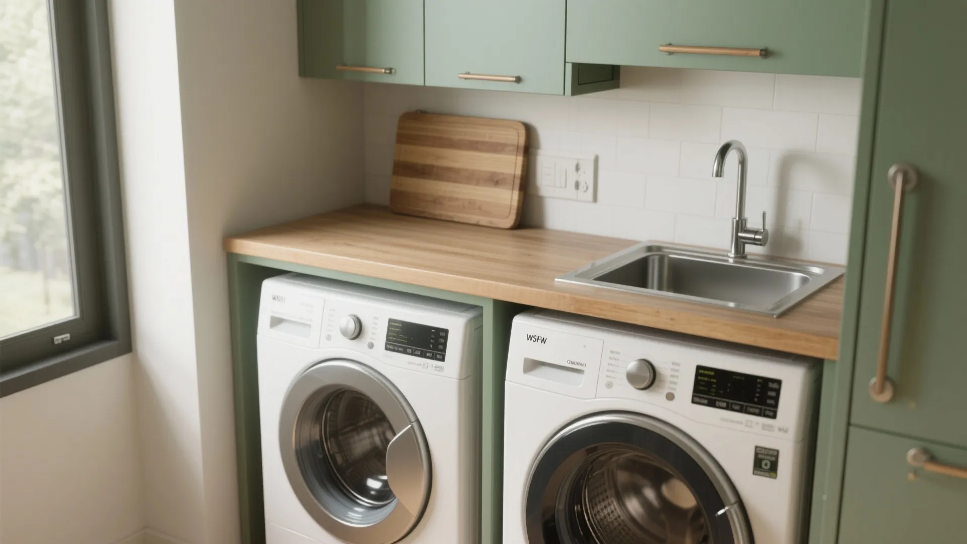 2. Stack with Folding Counter Above