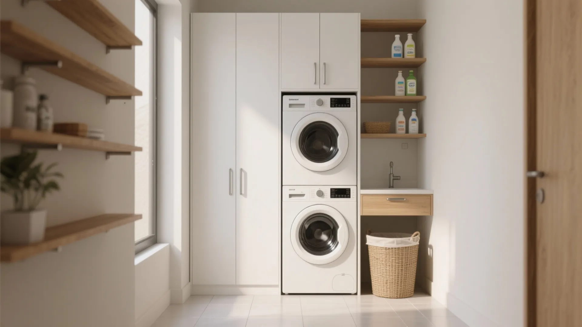 1. Stack the essentials, hide the clutter