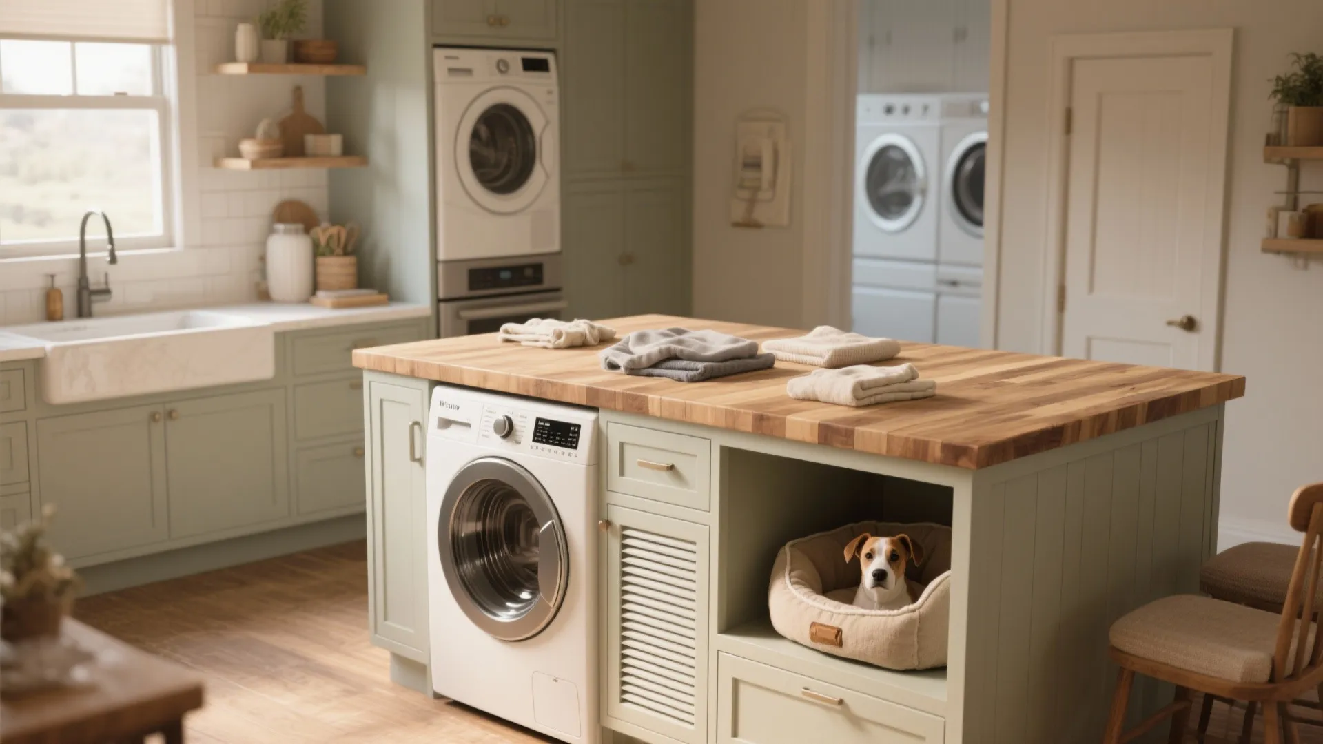 4. Stackable combination island