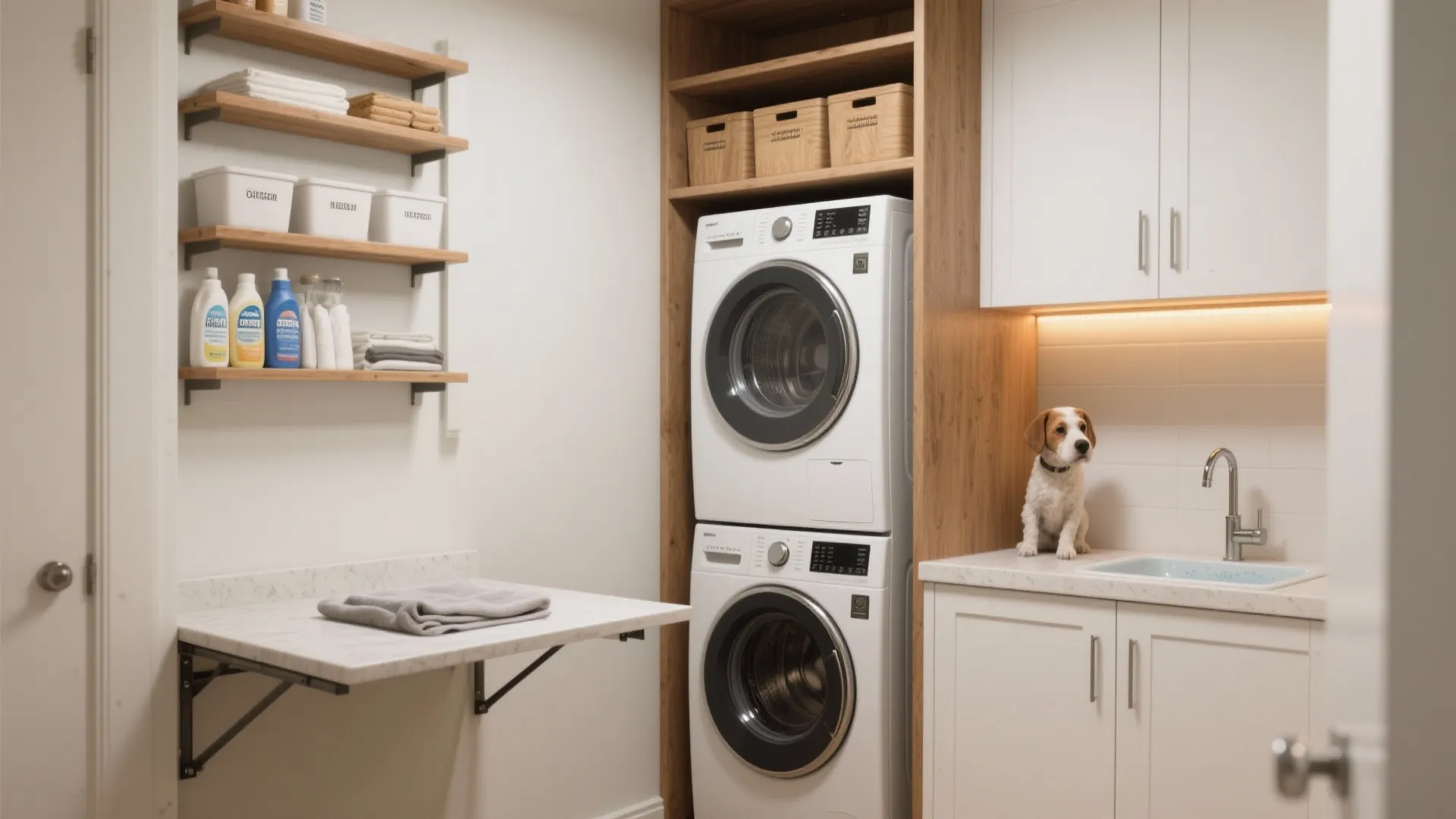 5 Stacked Laundry Room Design Ideas: Smart, compact stacked laundry solutions I've used in real projects