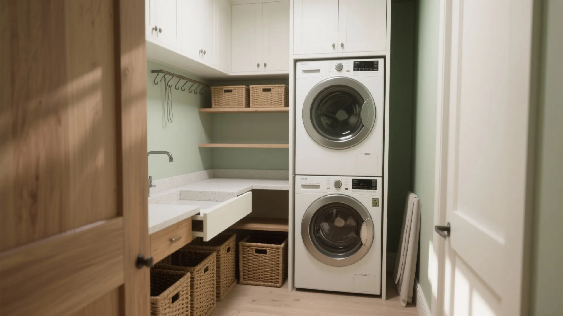 5 Small Laundry Room Ideas with Stacked Washer and Dryer: Practical, stylish solutions I’ve used to make stacked laundry setups feel roomy and efficient