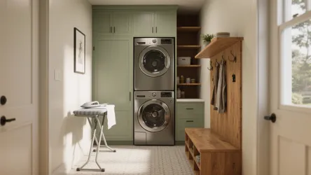Stacked Washer Dryer: 5 Laundry Room Ideas