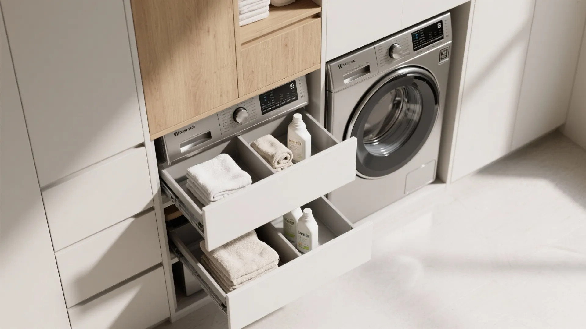 3. Vertical Stacking and Pull-out Stations