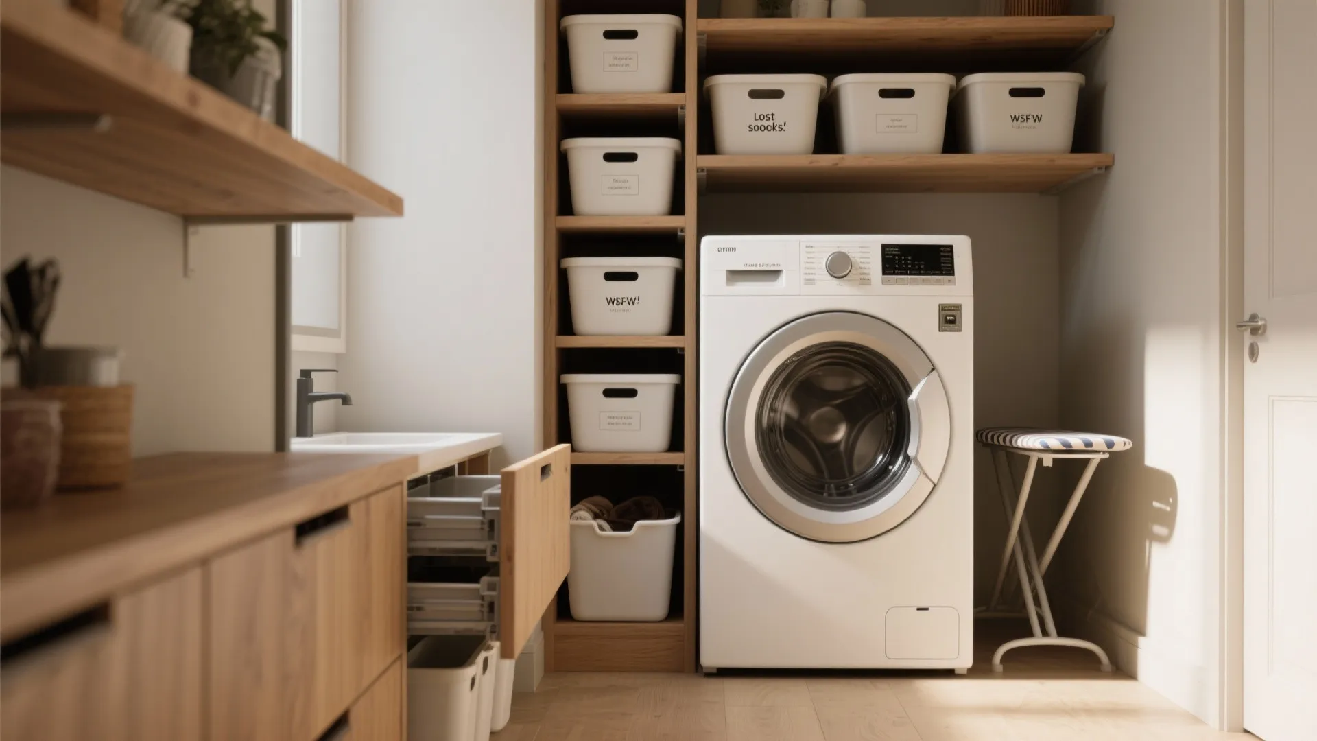 Stacked Machines with a Storage Tower