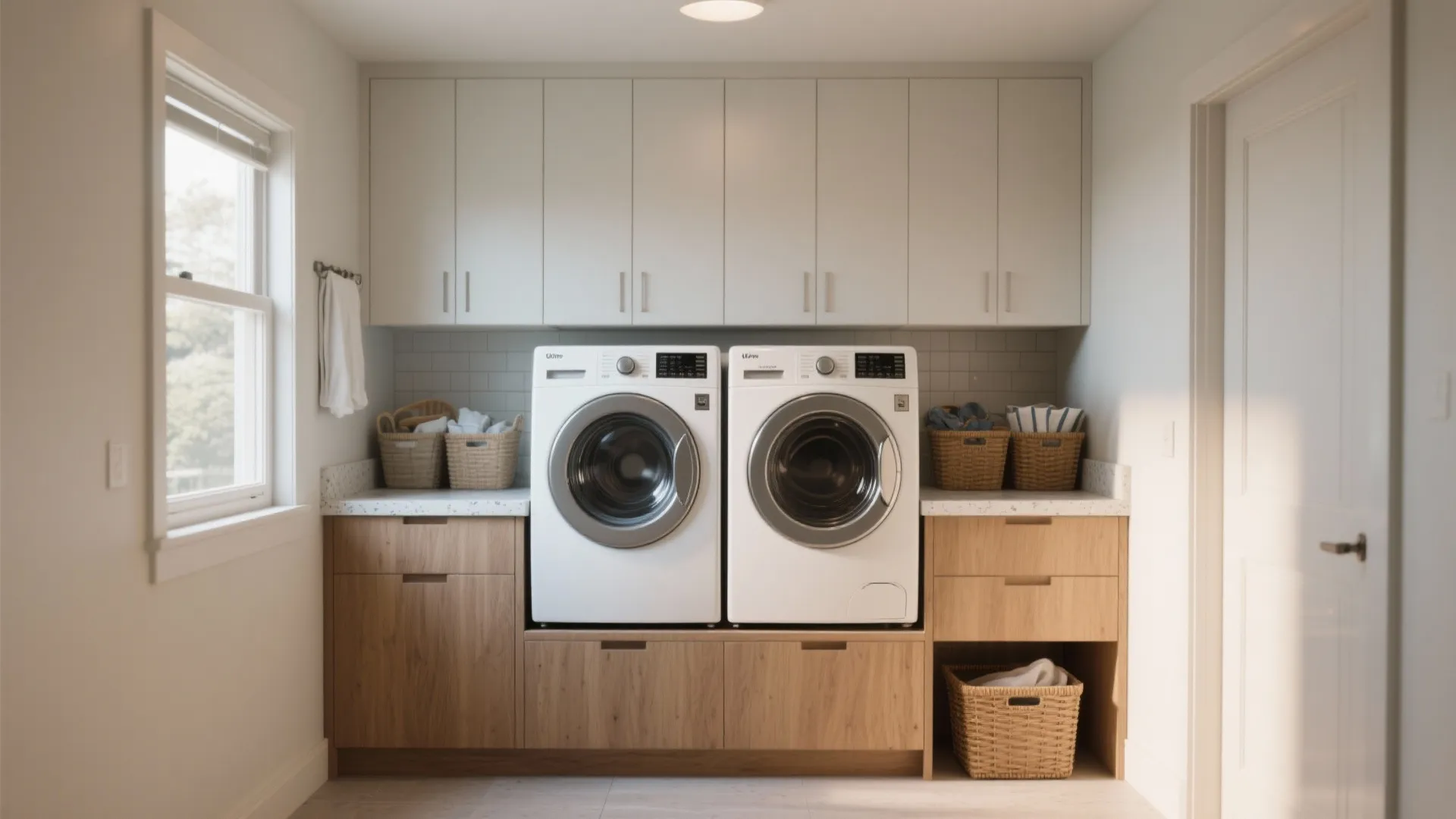 2. Stacked machines with a built-in folding counter