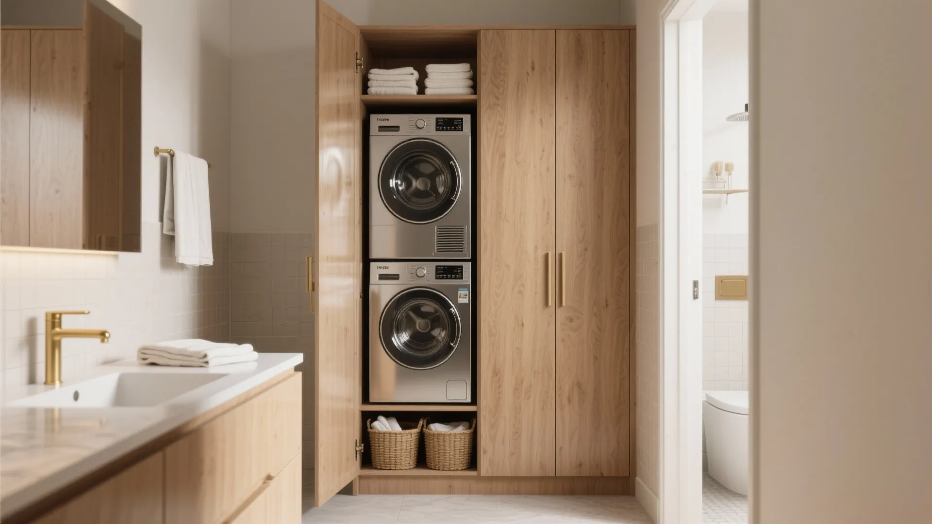 Small Bathroom Laundry Room Designs: 5 Smart Ideas: Compact, practical and stylish strategies I use to make tiny bath-laundry combos feel roomy and efficient