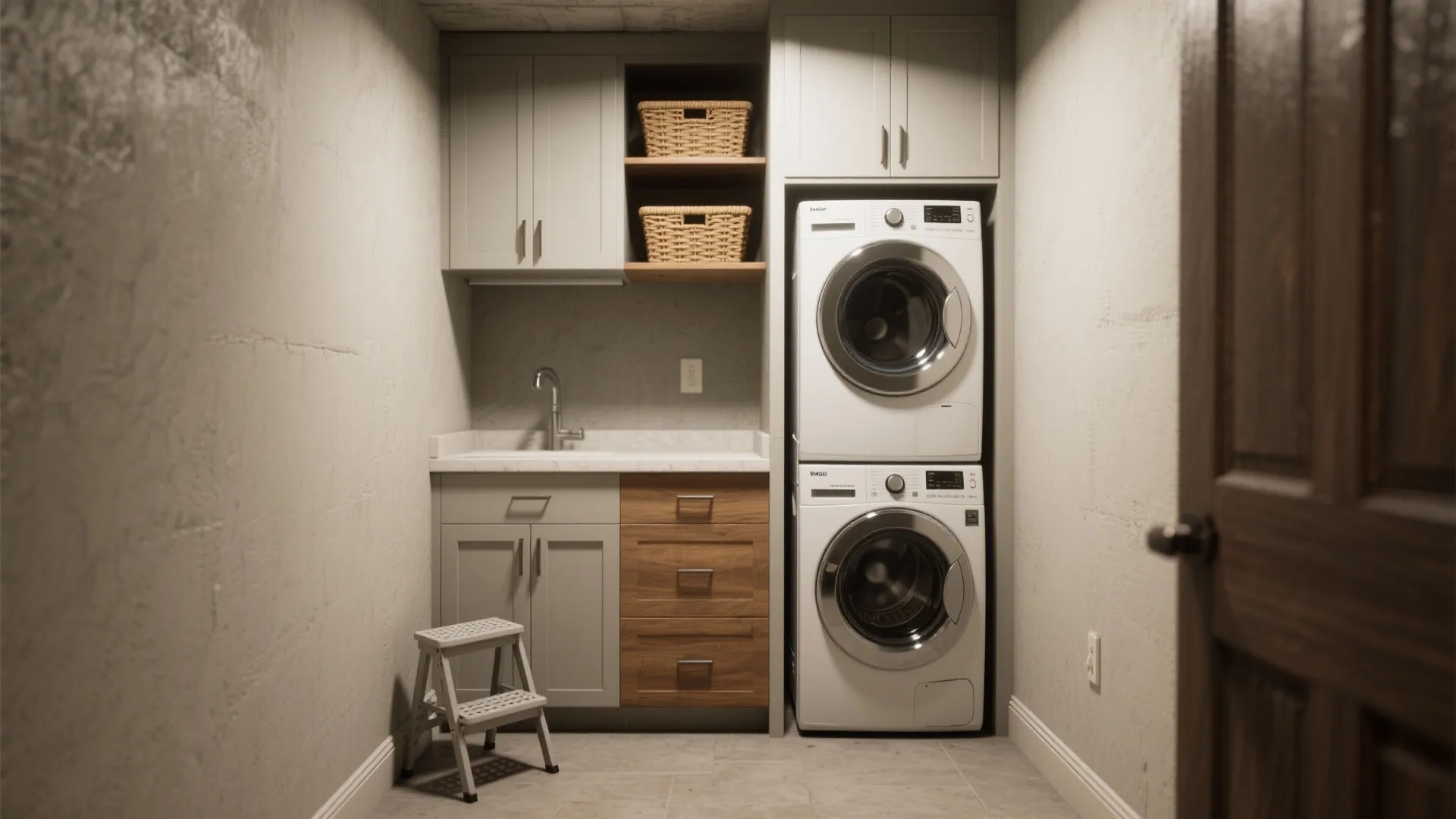 2. Stack smart with integrated storage