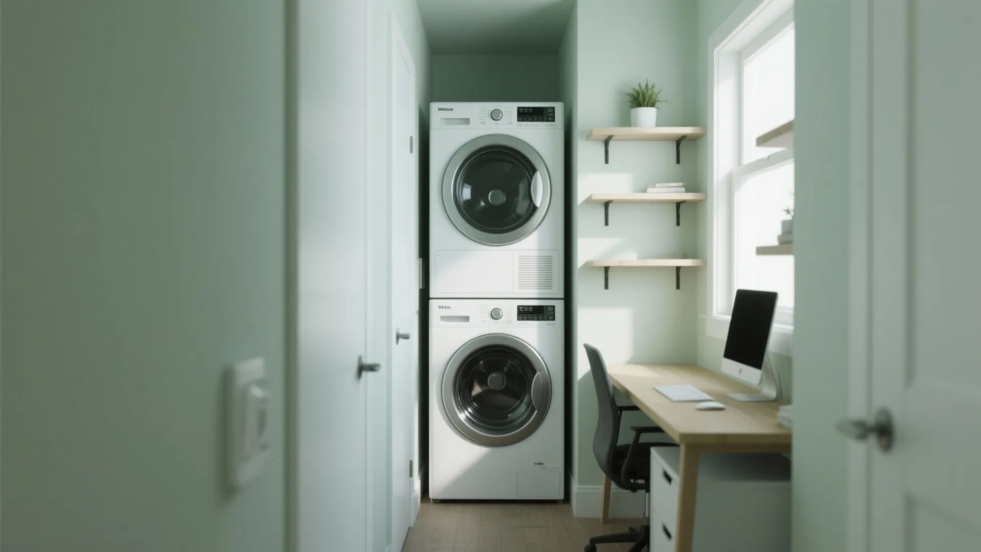 2. Stack Appliances Vertically