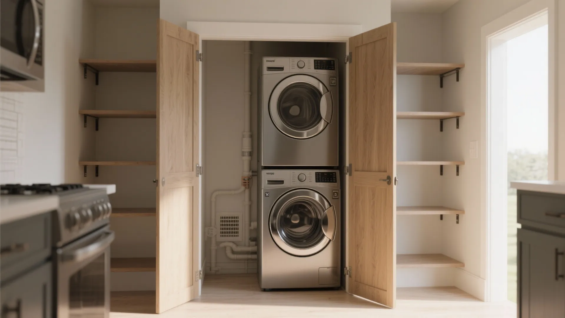 Hidden Laundry in Kitchen: 5 Clever Ideas: Practical, stylish ways I hide washers in small kitchens without killing functionality