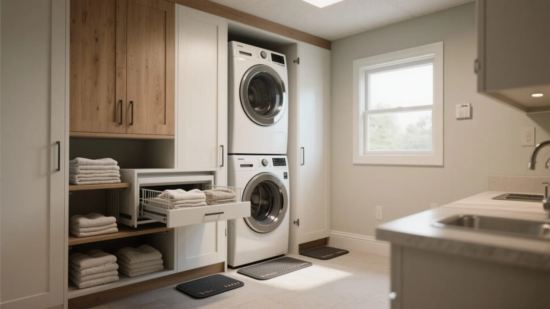 1. Stack, Slide, and Fold: The Vertical Laundry