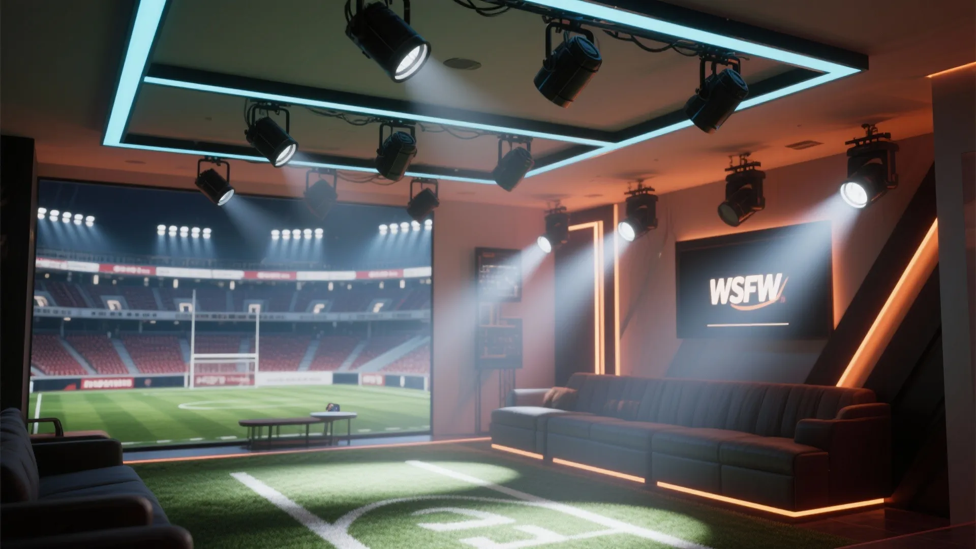 9. Stadium Light Fixtures