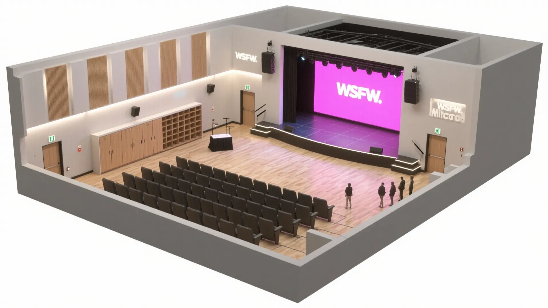 Flexible Micro-Stage and Storage-In-Walls