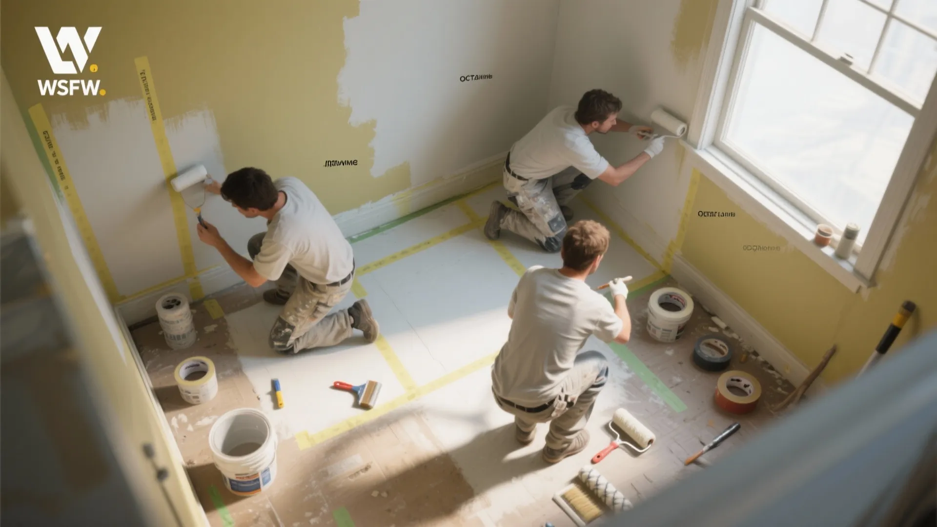 5. Stage paint work by function, not by coat