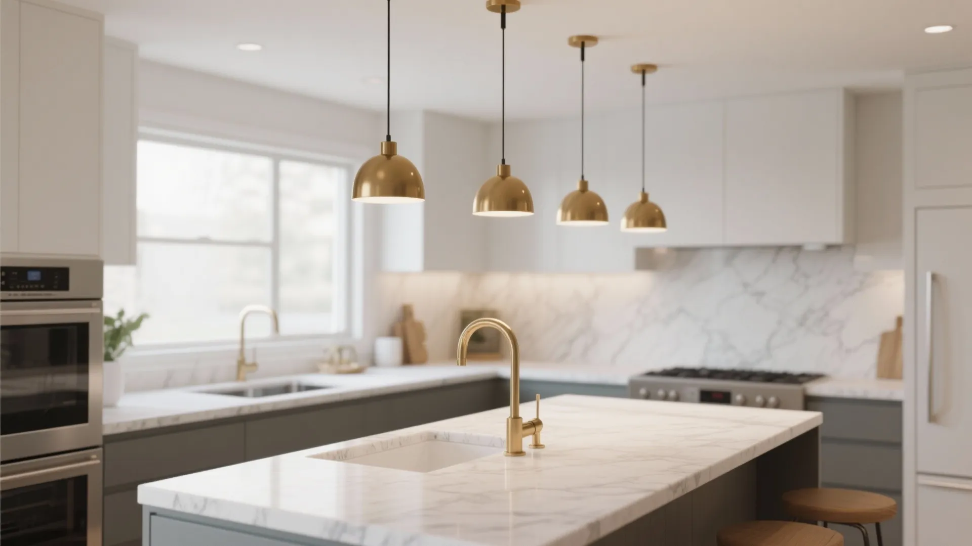 8. Staggered Mini Pendants