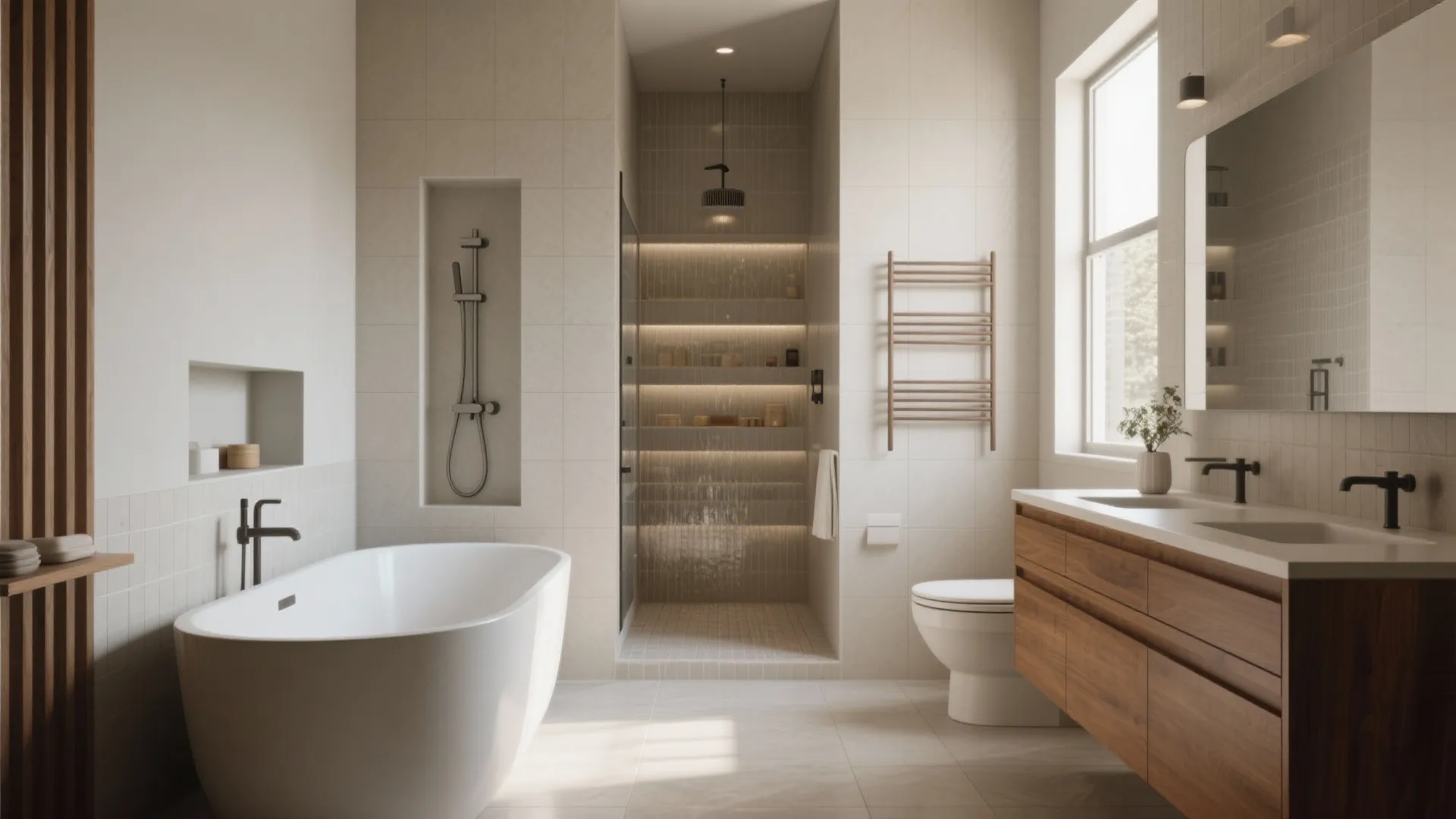 1. Staggered wet zones for better flow