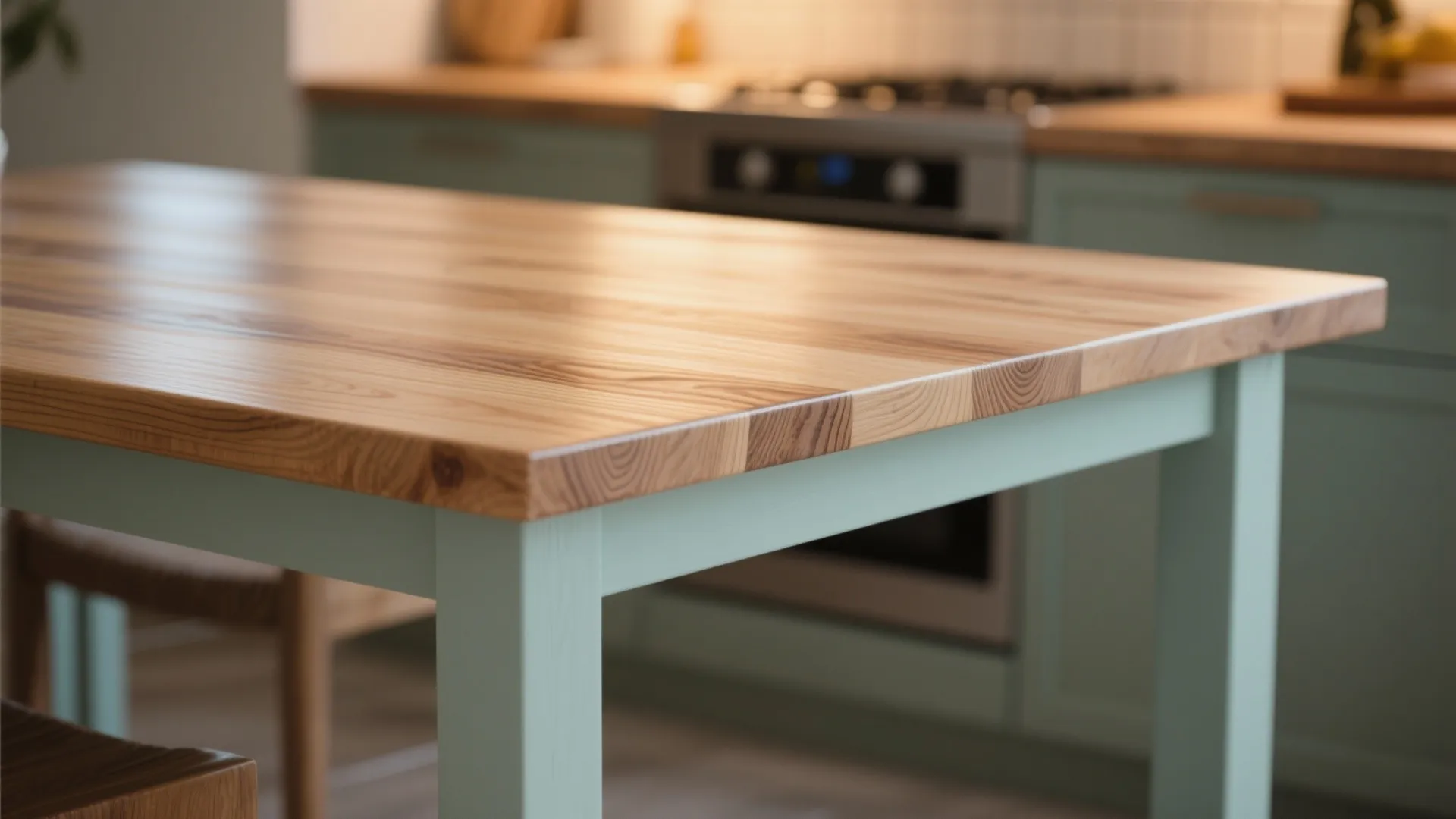 5. Natural Stain + Painted Trim for Timeless Contrast