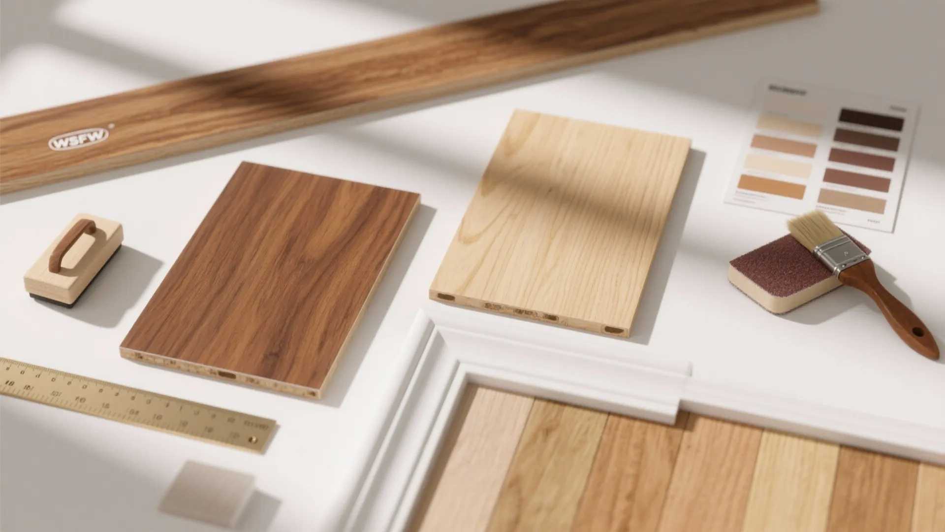 4. Stained Oak vs. Painted Pine