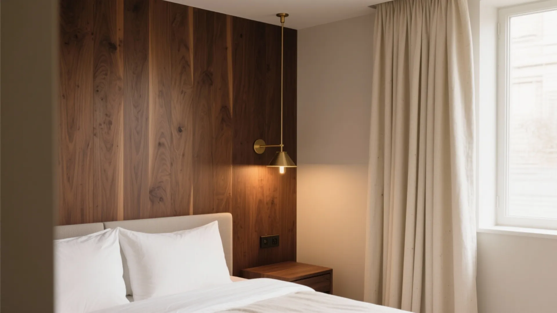 Bold Stained Feature Wall