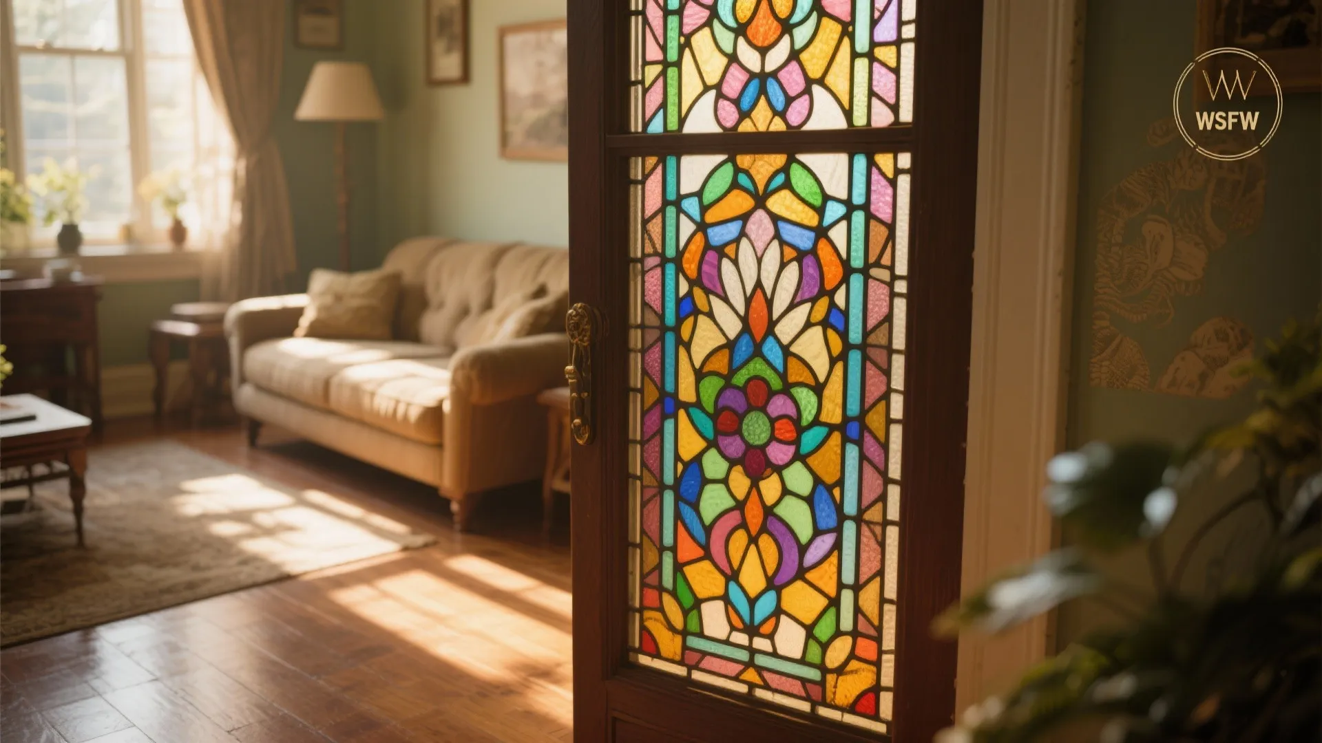 5. Stained Glass Accents