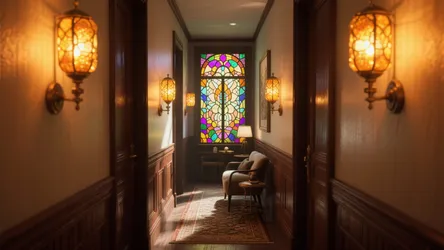 5 Stained Glass Wall Sconce Ideas