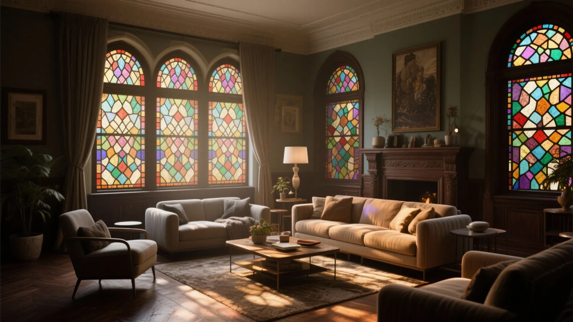 7. Stained Glass for Artistic Flair