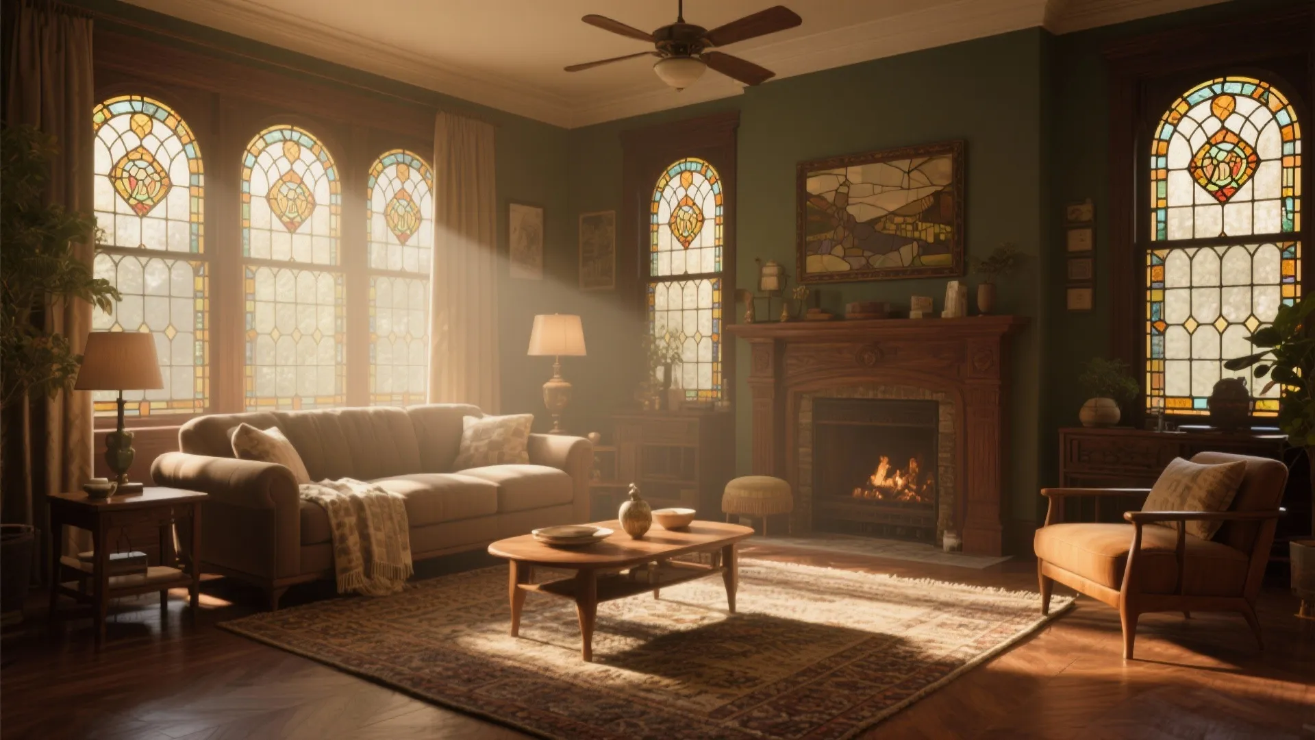 5. Stained Glass Accents