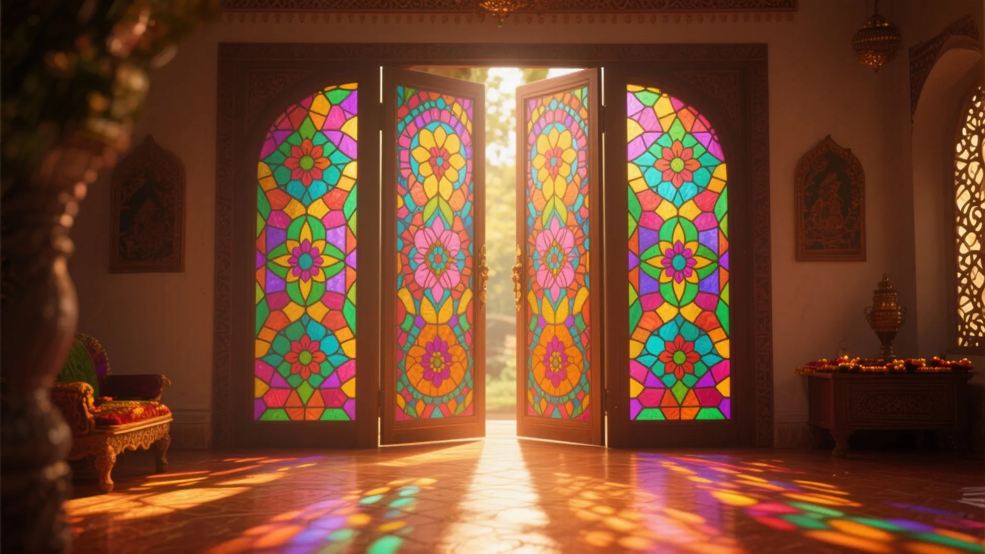 Stained Glass for a Vibrant Touch