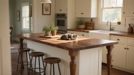 5 Stained Wood Kitchen Island Ideas