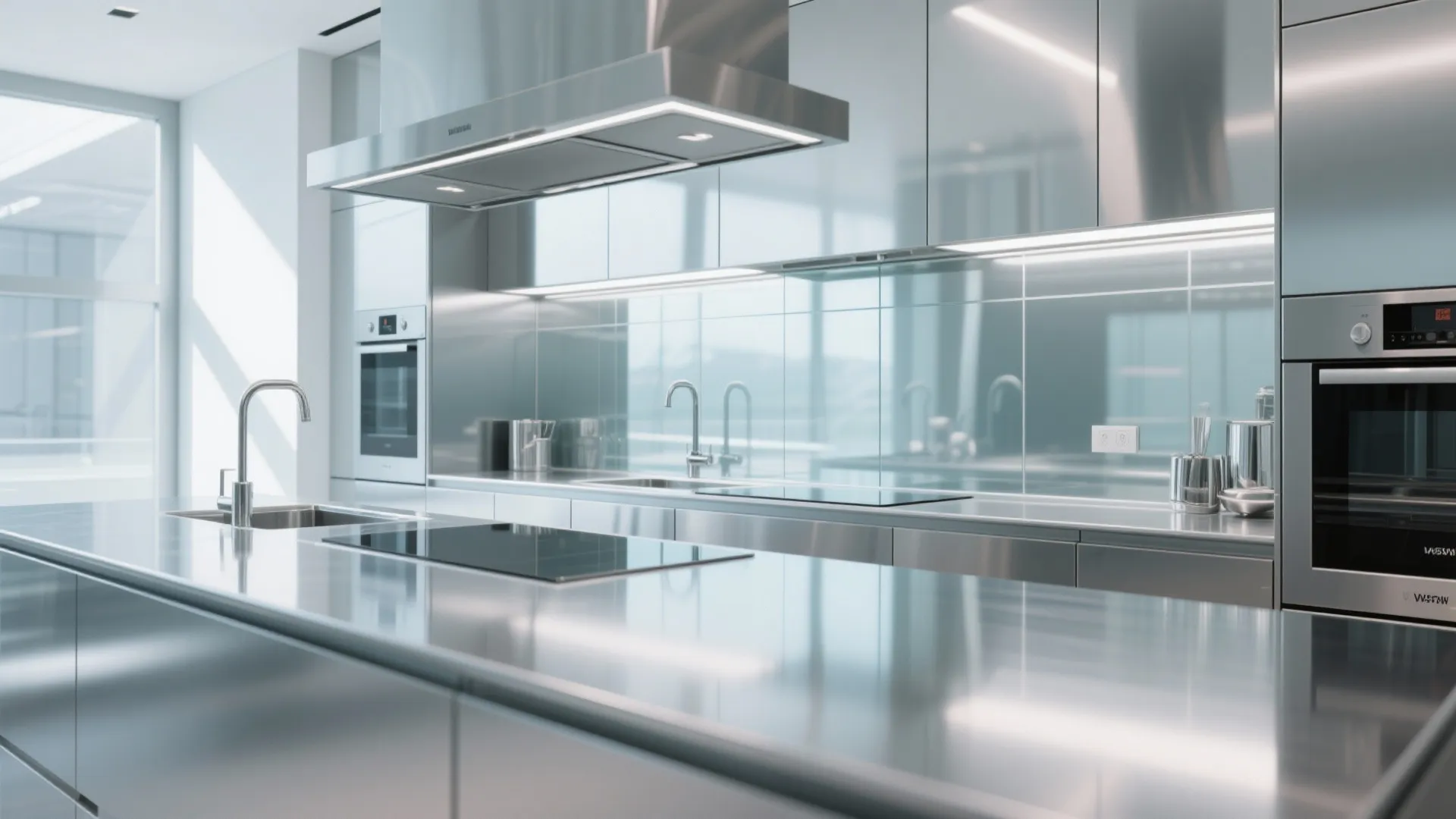 6. Stainless Steel with Glass