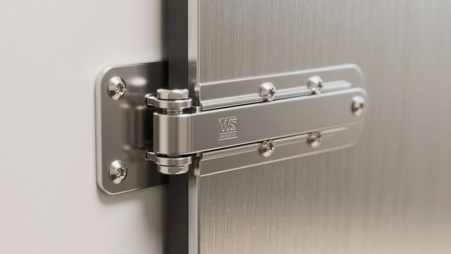 1. Heavy-duty stainless steel hinges