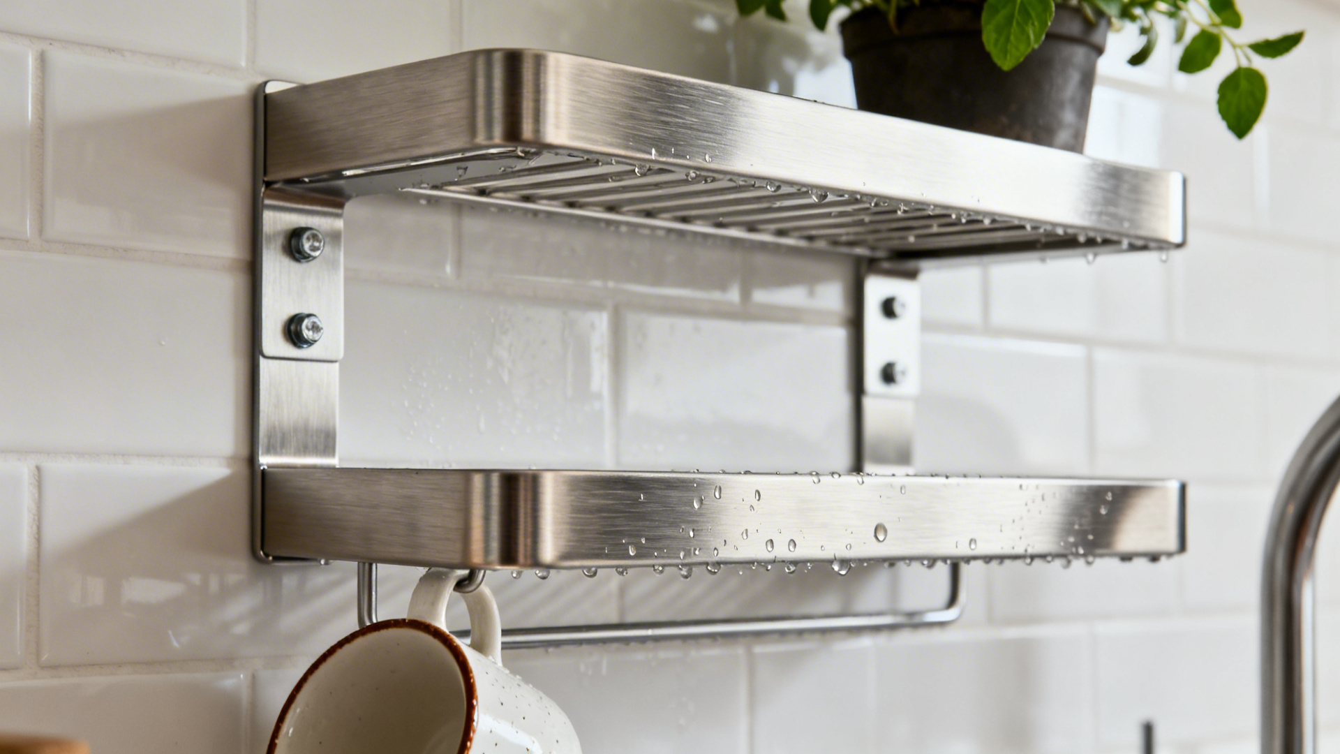 Counters Too Full? Over the Kitchen Sink Shelf Ideas