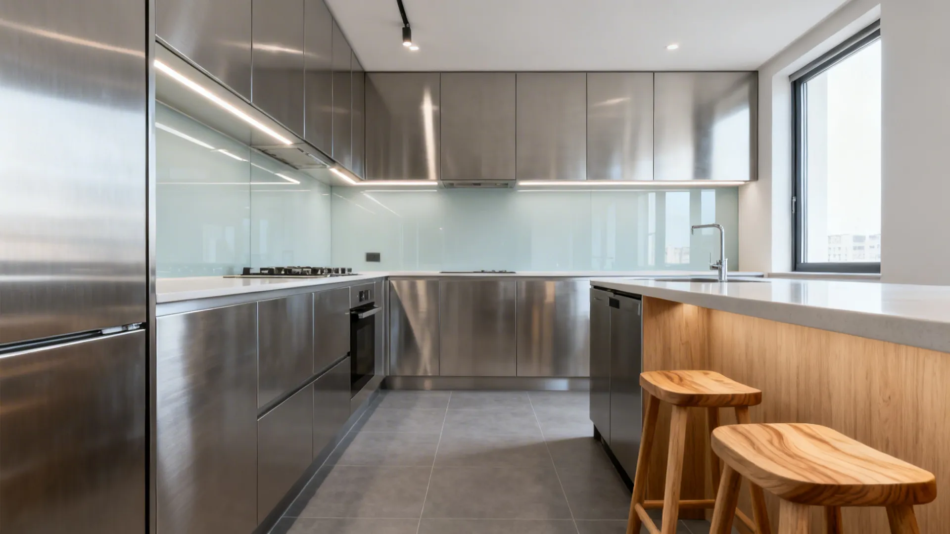 Cramped Kitchen? Stainless Steel Modular Kitchen Designs