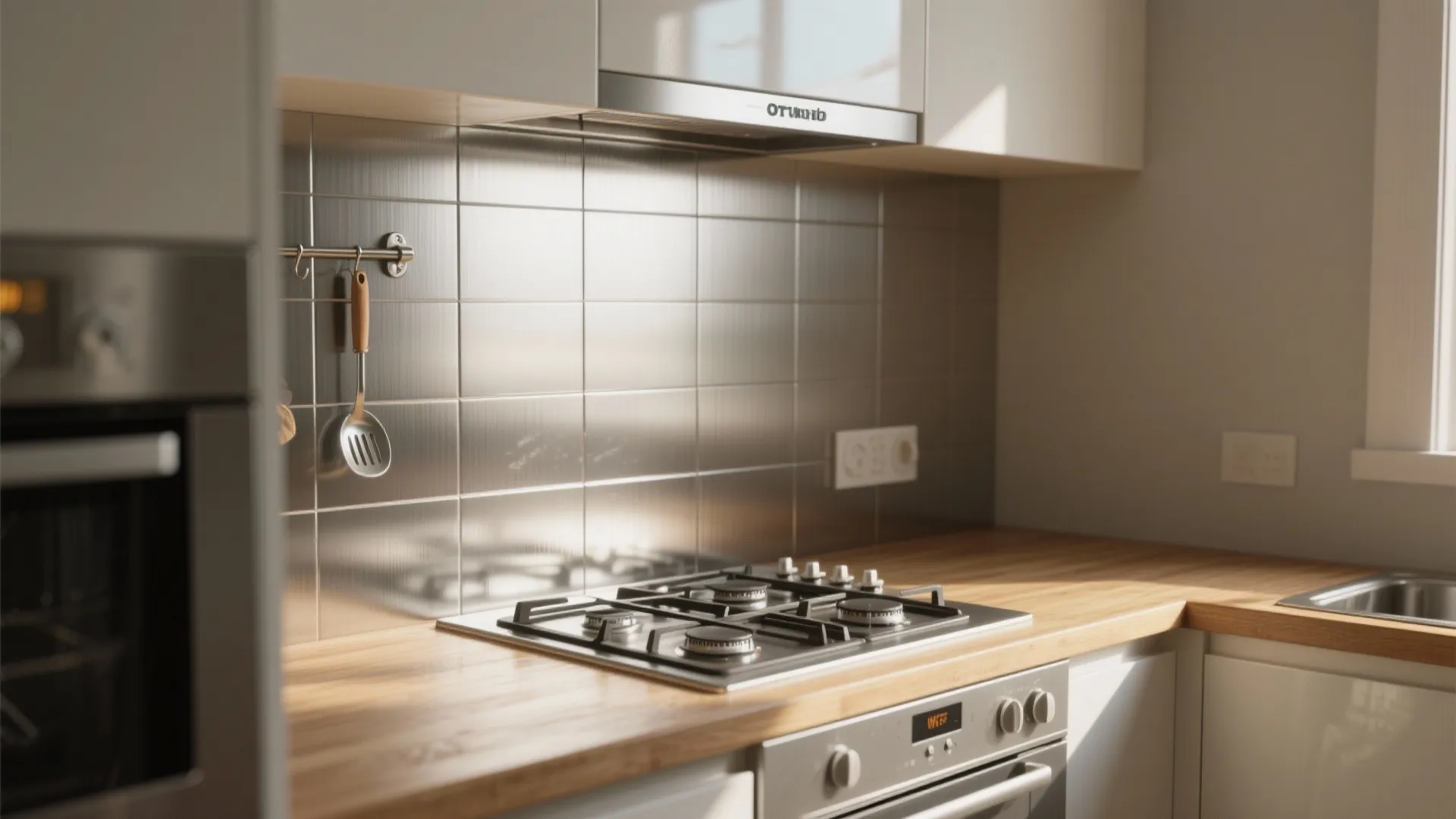 Stainless Steel or Mirror Panels — Make It Feel Bigger