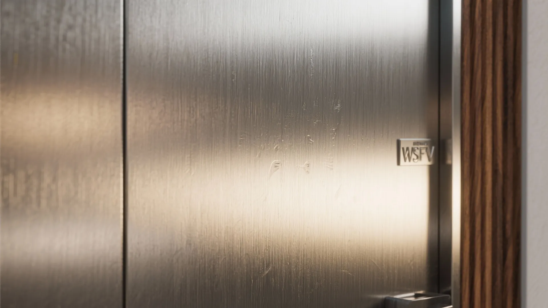 1. Full Stainless Steel Slab Doors